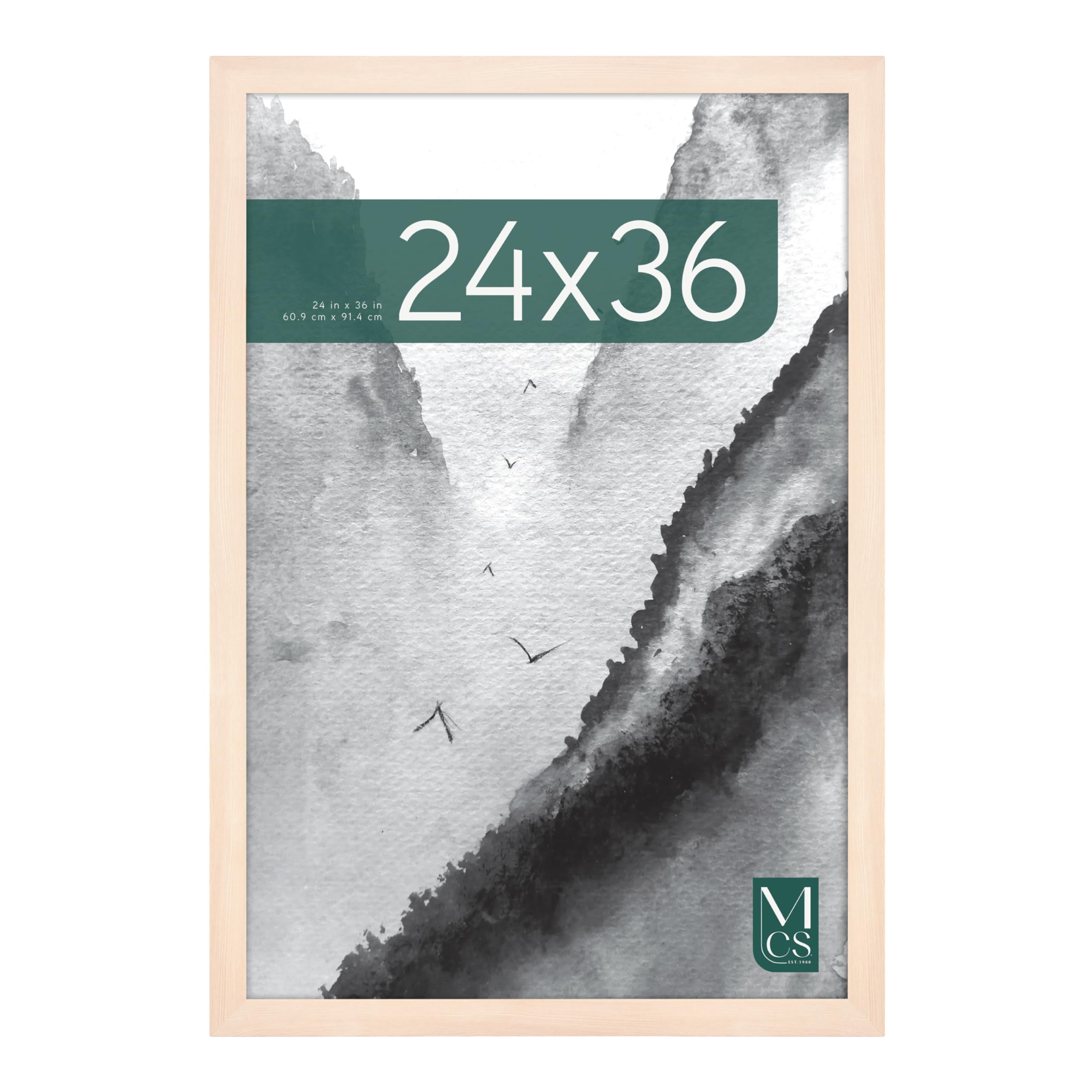 Amazon.com - MCS Museum Poster Frame 24x36 Natural Woodgrain